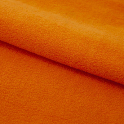 Флис DTY 16-1358, 250 г/м2, шир. 150 см, цвет оранжевый - купить в Ярославле. Цена 640.46 руб.
