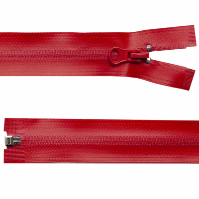 Молния водонепроницаемая PVC Т-7, 60 см, разъемная, цвет (820) красный - купить в Ярославле. Цена: 49.39 руб.