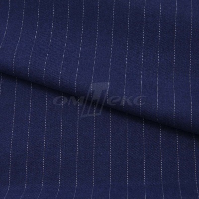 Костюмная ткань "Жаклин", 188 гр/м2, шир. 150 см, цвет тёмно-синий - купить в Ярославле. Цена 426.49 руб.