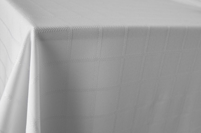 Скатертная ткань 25536/2005, 174 гр/м2, шир.150см, цвет белый - купить в Ярославле. Цена 269.46 руб.