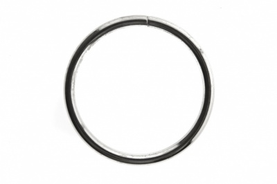 Кольцо металлическое №40 мм, цв.-никель - купить в Ярославле. Цена: 4.45 руб.