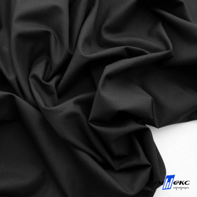 Ткань сорочечная Темза, 80%полиэстр 20%вискоза, 120 г/м2 ш.150 см, цв.черный - купить в Ярославле. Цена 269.93 руб.