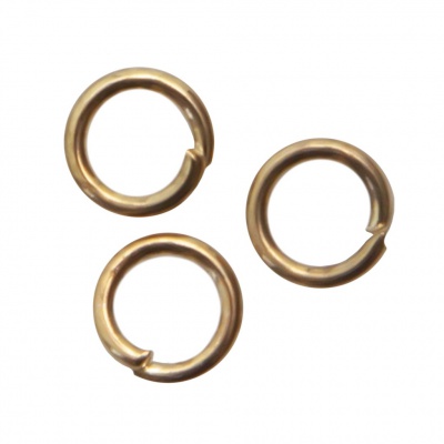 Кольцо  соединительное для бижутерии 4 мм, цв.-золото - купить в Ярославле. Цена: 0.41 руб.