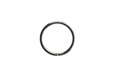 Кольцо металлическое d-15 мм, цв.-никель - купить в Ярославле. Цена: 2.45 руб.
