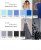 Креп стрейч Амузен 14-4122, 85 гр/м2, шир.150см, цвет голубой - купить в Ярославле. Цена 148.37 руб.