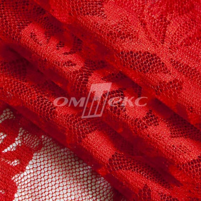 Кружевное полотно стрейч 15A29/RED, 105 гр/м2, шир.155см - купить в Ярославле. Цена 2 101.46 руб.