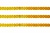 Пайетки "ОмТекс" на нитях, CREAM, 6 мм С / упак.73+/-1м, цв. 92 - золото - купить в Ярославле. Цена: 484.77 руб.