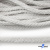 Шнур плетеный d-6 мм круглый, 70% хлопок 30% полиэстер, уп.90+/-1 м, цв.1076-белый - купить в Ярославле. Цена: 588 руб.