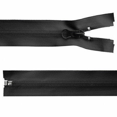 Молния водонепроницаемая PVC Т-7, 100 см, разъемная, цвет чёрный - купить в Ярославле. Цена: 61.89 руб.