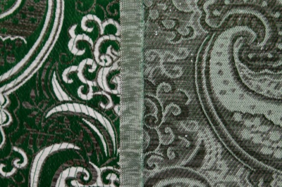 Ткань костюмная жаккард, 135 гр/м2, шир.150см, цвет зелёный№4 - купить в Ярославле. Цена 441.94 руб.