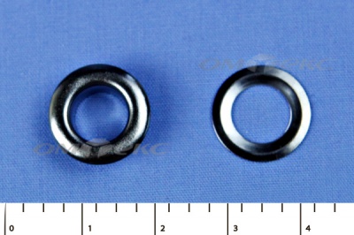 Люверсы металлические, блочка/кольцо, №5 (8 мм) упак.1000 шт- цв.никель - купить в Ярославле. Цена: 392 руб.