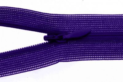 Молния потайная Т3 866, 50 см, капрон, цвет фиолетовый - купить в Ярославле. Цена: 8.62 руб.