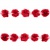Тесьма плетеная "Рюш", упак. 9,14 м, цвет красный - купить в Ярославле. Цена: 46.82 руб.