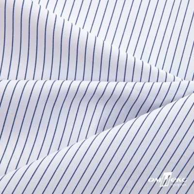 Ткань сорочечная Ронда, 115 г/м2, 58% пэ,42% хл, шир.150 см, цв.4-синяя, (арт.114) - купить в Ярославле. Цена 306.69 руб.