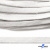 Шнур плетеный d-8 мм плоский, 70% хлопок 30% полиэстер, уп.85+/-1 м, цв.1018-белый - купить в Ярославле. Цена: 735 руб.