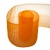 Лента капроновая "Гофре", шир. 110 мм/уп. 50 м, цвет оранжевый - купить в Ярославле. Цена: 26.93 руб.