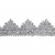 Тесьма металлизированная 0384-0240, шир. 40 мм/уп. 25+/-1 м, цвет серебро - купить в Ярославле. Цена: 490.74 руб.