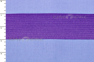 Окантовочная тесьма №0225, шир. 22 мм (в упак. 100 м), цвет фиолет - купить в Ярославле. Цена: 271.60 руб.