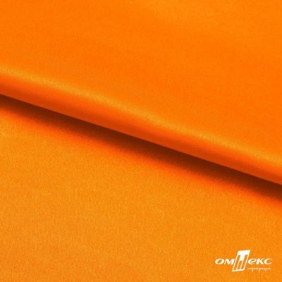 Поли креп-сатин 15-1263, 125 (+/-5) гр/м2, шир.150см, цвет оранжевый - купить в Ярославле. Цена 155.57 руб.