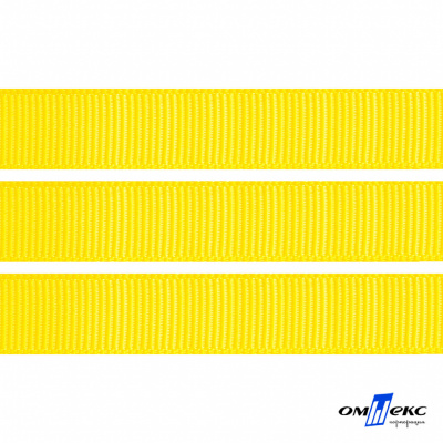 Репсовая лента 020, шир. 12 мм/уп. 50+/-1 м, цвет жёлтый - купить в Ярославле. Цена: 152.05 руб.