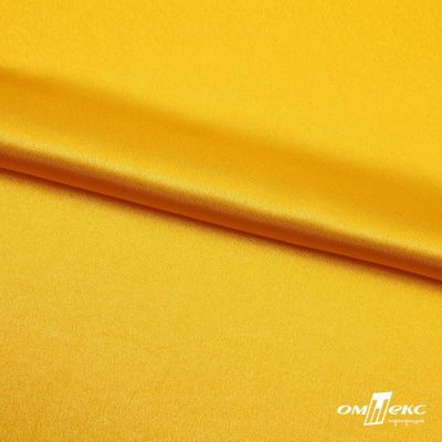 Поли креп-сатин 13-0859, 125 (+/-5) гр/м2, шир.150см, цвет жёлтый - купить в Ярославле. Цена 155.57 руб.