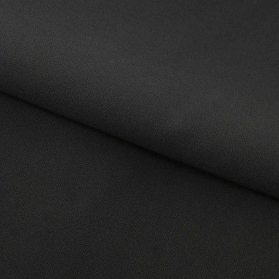 Костюмная ткань "Элис", 220 гр/м2, шир.150 см, цвет чёрный - купить в Ярославле. Цена 308 руб.