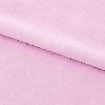 Велюр JS LIGHT 1, 220 гр/м2, шир.150 см, (3,3 м/кг), цвет бл.розовый - купить в Ярославле. Цена 1 055.34 руб.