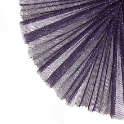 Сетка Глиттер, 24 г/м2, шир.145 см., пурпурный - купить в Ярославле. Цена 117.24 руб.
