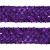 Тесьма с пайетками 12, шир. 35 мм/уп. 25+/-1 м, цвет фиолет - купить в Ярославле. Цена: 1 308.30 руб.