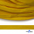 Шнур плетеный (плоский) d-12 мм, (уп.90+/-1м), 100% полиэстер, цв.269 - жёлтый - купить в Ярославле. Цена: 8.62 руб.