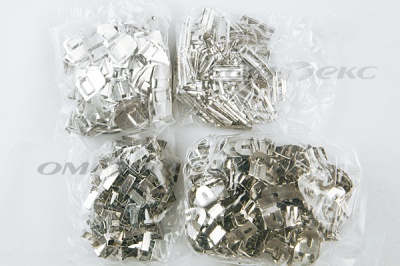 Крючки брючные 4 шипа "Стром" 144 шт. никель - купить в Ярославле. Цена: 383.97 руб.