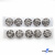 119-01 Кнопки пришивные декоративные металл 21 мм, цв.-никель - купить в Ярославле. Цена: 21.54 руб.