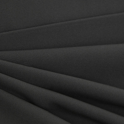 Костюмная ткань "Элис", 200 гр/м2, шир.150см, цвет чёрный - купить в Ярославле. Цена 306.20 руб.