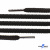 Шнурки #106-09, круглые 130 см, цв.чёрный - купить в Ярославле. Цена: 21.92 руб.
