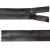 Молния водонепроницаемая PVC Т-7, 20 см, неразъемная, цвет (301)-т.серый - купить в Ярославле. Цена: 21.56 руб.