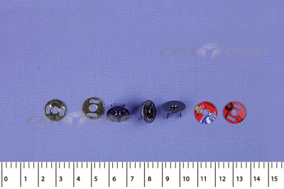 Кнопки магнитные МКМ-02, диам. 18 мм, чёрный никель - купить в Ярославле. Цена: 14.49 руб.