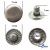Кнопка металлическая "Альфа" с пружиной, 15 мм (уп. 720+/-20 шт), цвет никель - купить в Ярославле. Цена: 1 466.73 руб.