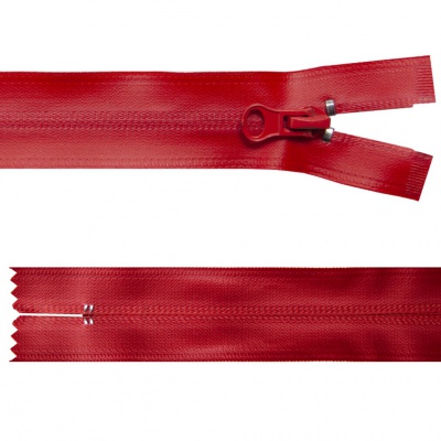 Молния водонепроницаемая PVC Т-7, 20 см, неразъемная, цвет (820)-красный - купить в Ярославле. Цена: 21.56 руб.