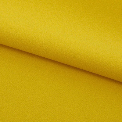 Креп стрейч Амузен 14-0756, 85 гр/м2, шир.150см, цвет жёлтый - купить в Ярославле. Цена 194.07 руб.