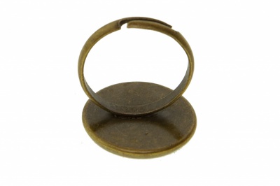 Заготовка для рукоделия металлическая фигурная для кольца 15мм - купить в Ярославле. Цена: 7.44 руб.