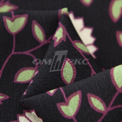 Плательная ткань "Фламенко" 10.1, 80 гр/м2, шир.150 см, принт растительный - купить в Ярославле. Цена 241.49 руб.
