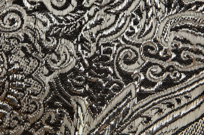 Ткань костюмная жаккард №11, 140 гр/м2, шир.150см, цвет тем.серебро - купить в Ярославле. Цена 383.29 руб.