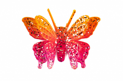 Бабочка декоративная пластиковая #10 - купить в Ярославле. Цена: 7.09 руб.