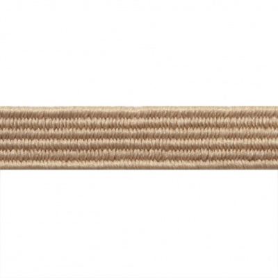 Резиновые нити с текстильным покрытием, шир. 6 мм ( упак.30 м/уп), цв.- 97-бежевый - купить в Ярославле. Цена: 152.05 руб.