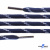 Шнурки #107-19, круглые 130 см, двухцветные цв.тём.синий/белый - купить в Ярославле. Цена: 22.14 руб.