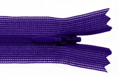 Молния потайная Т3 866, 20 см, капрон, цвет фиолетовый - купить в Ярославле. Цена: 5.27 руб.