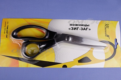Ножницы ЗИГ-ЗАГ "MAXWELL" 230 мм - купить в Ярославле. Цена: 1 041.25 руб.