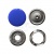Кнопка рубашечная (закрытая) 9,5мм - эмаль, цв.168 - голубой - купить в Ярославле. Цена: 4.77 руб.