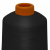 Нитки текстурированные кручёные, намот. 15 000 м, цвет чёрный - купить в Ярославле. Цена: 237.24 руб.