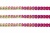 Пайетки "ОмТекс" на нитях, CREAM, 6 мм С / упак.73+/-1м, цв. 89 - розовый - купить в Ярославле. Цена: 468.37 руб.